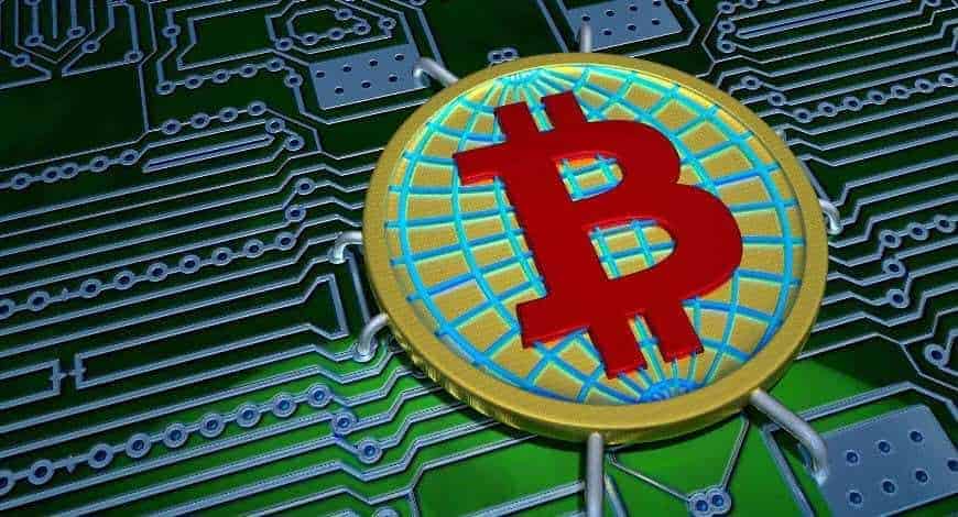 bitcoin ligado a la tecnología digital